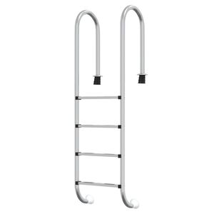 vidaXL &Eacute;chelle de piscine 54x38x184,5 cm acier inoxydable 304