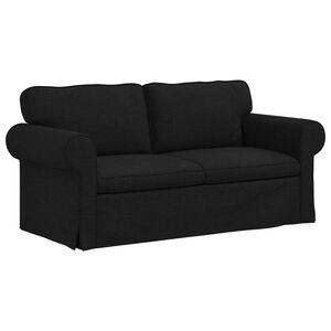 vidaXL Canap&eacute; Noir 175 x 82 x 80 cm tissu