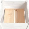 vidaXL Jardinières d'extérieur 2 pcs Blanc 40x40x70 cm Bois de pin