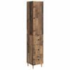 vidaXL Ensemble de Meubles 2 pcs 33 x 34,5 x 90 cm Bois d'ing&eacute;nierie