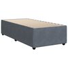 vidaXL Sommier à lattes de lit et matelas Gris foncé 90x190 cm Velours