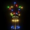 vidaXL Arbre de No&euml;l c&ocirc;ne 310 LED Color&eacute;es 100x300 cm