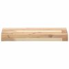 vidaXL &Eacute;tag&egrave;res flottantes 4 pcs 60x20x4 cm acacia massif non trait&eacute;