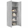 vidaXL Buffet haut sonoma gris 80x42,5x185 cm bois d'ingénierie