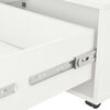 vidaXL Table basse Blanc brillant 100x100x35 cm