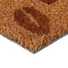 vidaXL Tapis de porte naturel 40x60 cm fibre de coco touffet&eacute;