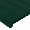 vidaXL Cadre de lit sans matelas vert fonc&eacute; 120x200 cm velours