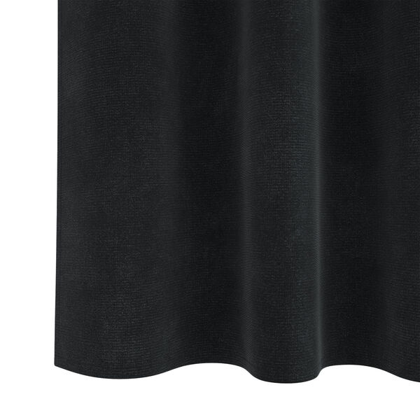 vidaXL Rideaux avec des rideaux 2 pcs Noir 140 x 175 cm Velours