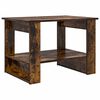 vidaXL Table basse Ch&ecirc;ne fum&eacute; 72 x 50 x 50 cm Bois d'ing&eacute;nierie