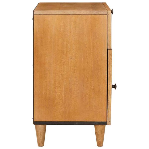 vidaXL Cabinet de chevet avec tiroir Marron Clair 50 x 33 x 60 cm