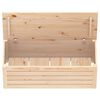 vidaXL Bo&icirc;te de rangement 89x36,5x33 cm Bois massif de pin