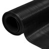 vidaXL Tapis de sol Noir 1 x 2 m Caoutchouc