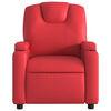 vidaXL Fauteuil inclinable Rouge Similicuir