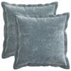 vidaXL Housse de coussin 2 pc HOUTEN Bleu clair 50 x 50 cm