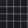 vidaXL Coussins &Eacute;parpill&eacute;s &Agrave; carreaux 4 pcs Carreaux Noirs 40 x 40 cm