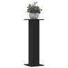 vidaXL Supports pour plantes 2 pcs noir 30x30x95 cm bois d'ing&eacute;nierie