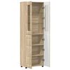 vidaXL Haut Armoire avec &eacute;tag&egrave;re FLORIN Ch&ecirc;ne Sonoma 60 x 35 x 182 cm