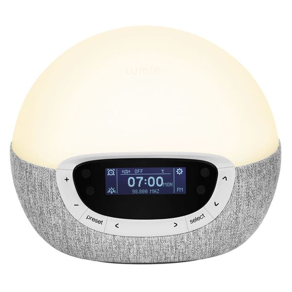 Lumie Lampe de r&eacute;veil Bodyclock Shine 300 Blanc et gris