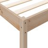 vidaXL Lit bibliothèque sans matelas 120x190 cm bois de pin massif