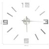 vidaXL Horloge murale 3D Design moderne Argenté 100 cm XXL
