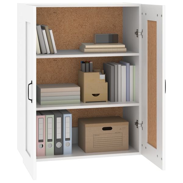 vidaXL Armoire murale suspendue Blanc 69,5x32,5x90 cm