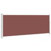 vidaXL Auvent lat&eacute;ral r&eacute;tractable de patio 180x500 cm Marron