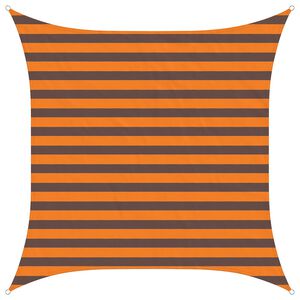 vidaXL Voile d'ombre Orange et marron 2 x 2 m 100 % polyester Oxford