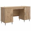 vidaXL Bureau Ch&ecirc;ne artisanal Bois d'ing&eacute;nierie 142,5 x 50 x 75 cm