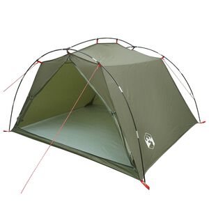 vidaXL Tente tunnel Vert olive 4 personnes