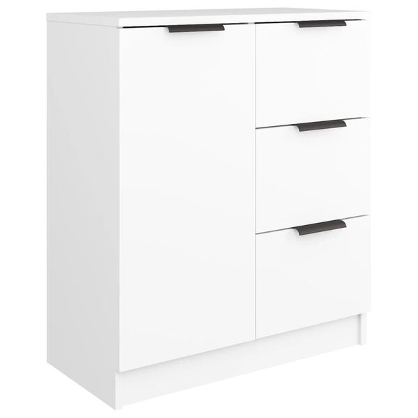 vidaXL Buffet Blanc 60x30x70 cm Bois d'ingénierie