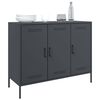 vidaXL Buffet anthracite 100,5x39x79 cm acier
