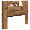 vidaXL T&ecirc;te de lit Bois ancien 120 x 15 x 103,5 cm Bois d'ing&eacute;nierie