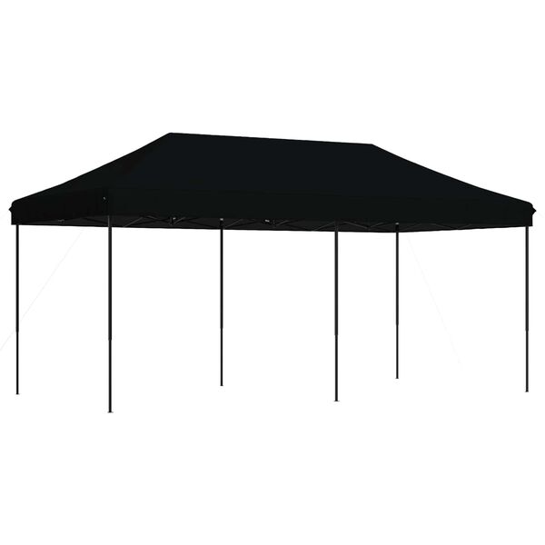 vidaXL Tente de f&ecirc;te Noir 292 x 580 x 315 cm Tissu Oxford