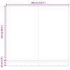 vidaXL Auvent Rétractable Anthracite et blanc 300 x 250 cm
