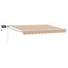 vidaXL Store r&eacute;tractable manuel avec LEDs 3,5 x 2,5 m