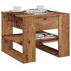 vidaXL Table basse vieux bois 55,5x55x45 cm bois d'ing&eacute;nierie
