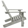 vidaXL Chaise de jardin Adirondack 2 places bois de sapin massif gris