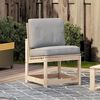 vidaXL Chaise de jardin 50,5x55x77 cm bois de pin massif