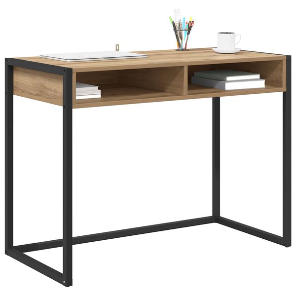 vidaXL Bureau Chêne artisan 100 x 50 x 75 cm Bois d'ingénierie