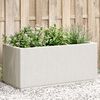 vidaXL Jardinière blanc 80x36x35 cm PP
