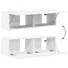 vidaXL Ensemble meuble TV 4 pcs Blanc Bois d'ing&eacute;nierie