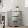 vidaXL Armoire de rangement Gris b&eacute;ton 60 x 48 x 81 cm