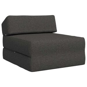 vidaXL Canap&eacute;-lit pliable Gris fonc&eacute; 60 x 70 x 41 cm Tissu
