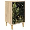 vidaXL Table de chevet RHENEN Ch&ecirc;ne Sonoma 36 x 33 x 60 cm