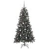 vidaXL Sapin de No&euml;l artificiel Vert 210 cm PVC, plastique et acier