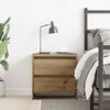 vidaXL Cabinet de chevet avec tiroir Ch&ecirc;ne artisanal 45 x 34 x 44,5 cm
