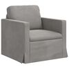vidaXL Canap&eacute; 2 pcs Gris clair 228 x 78 x 80 cm Velours