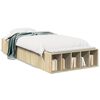 vidaXL Cadre de lit sans matelas ch&ecirc;ne sonoma 75x190 cm