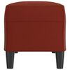 vidaXL Banc Rouge bordeaux 100x35x41 cm Similicuir