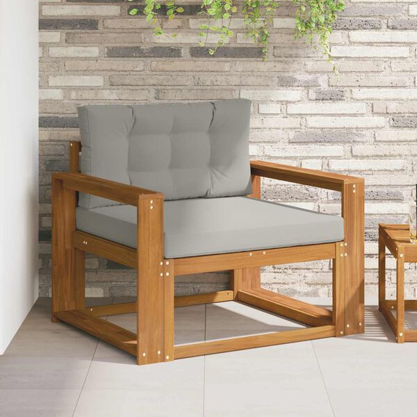 vidaXL Sofa de milieu ext&eacute;rieur Bois d'Acacia Massif Naturel